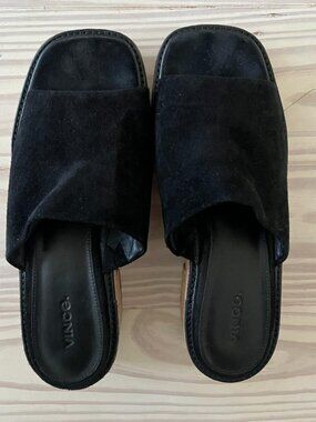 Vince Suede & Cork Platform Sandals